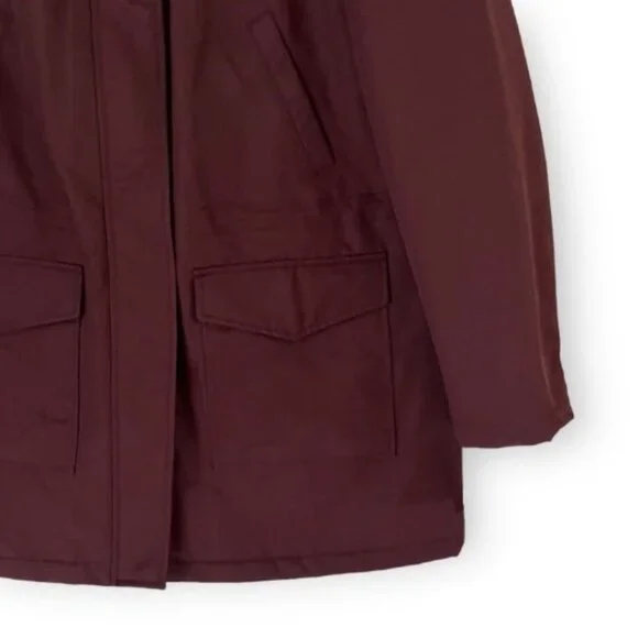 LEVI’S Sherpa Lined Hooded Parka Jacket – Wine Red, Plus 1X – NWT - Picture 6 of 15